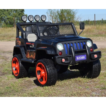 MEGA JEEP SUNSHINE, NAPĘD 4X4, 2X12V, WOLNY START/ MIĘKKIE KOŁA, BLUETOOTH, RADIO EXCLUSIVE/2388