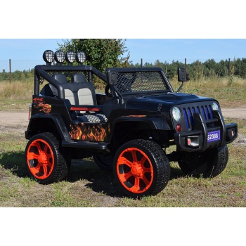 MEGA JEEP SUNSHINE, NAPĘD 4X4, 2X12V, WOLNY START/ MIĘKKIE KOŁA, BLUETOOTH, RADIO EXCLUSIVE/2388
