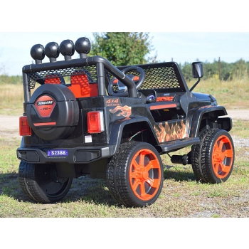 MEGA JEEP SUNSHINE, NAPĘD 4X4, 2X12V, WOLNY START/ MIĘKKIE KOŁA, BLUETOOTH, RADIO EXCLUSIVE/2388