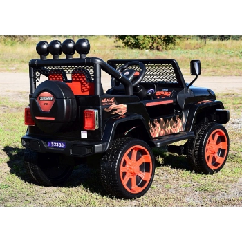 MEGA JEEP SUNSHINE, NAPĘD 4X4, 2X12V, WOLNY START/ MIĘKKIE KOŁA, BLUETOOTH, RADIO EXCLUSIVE/2388