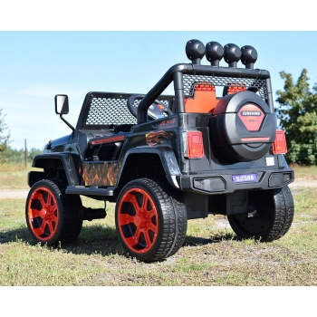 MEGA JEEP SUNSHINE, NAPĘD 4X4, 2X12V, WOLNY START/ MIĘKKIE KOŁA, BLUETOOTH, RADIO EXCLUSIVE/2388