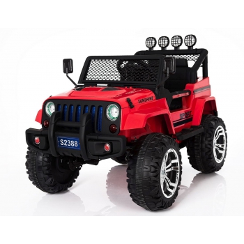 MEGA JEEP SUNSHINE, NAPĘD 4X4, 2X12V, WOLNY START/ MIĘKKIE KOŁA, BLUETOOTH, RADIO EXCLUSIVE/2388