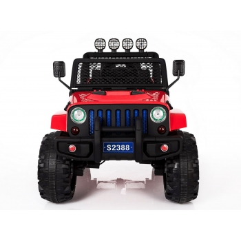 MEGA JEEP SUNSHINE, NAPĘD 4X4, 2X12V, WOLNY START/ MIĘKKIE KOŁA, BLUETOOTH, RADIO EXCLUSIVE/2388
