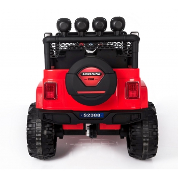 MEGA JEEP SUNSHINE, NAPĘD 4X4, 2X12V, WOLNY START/ MIĘKKIE KOŁA, BLUETOOTH, RADIO EXCLUSIVE/2388