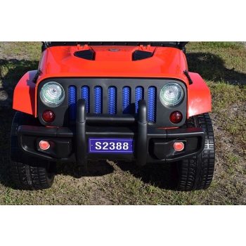 MEGA JEEP SUNSHINE, NAPĘD 4X4, 2X12V, WOLNY START/ MIĘKKIE KOŁA, BLUETOOTH, RADIO EXCLUSIVE/2388