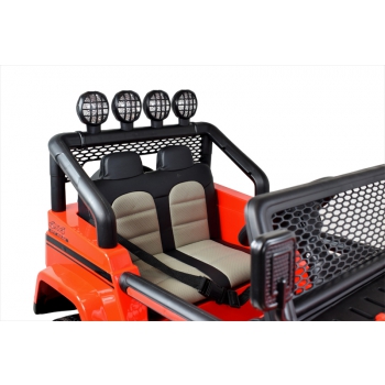 MEGA JEEP SUNSHINE, NAPĘD 4X4, 2X12V, WOLNY START/ MIĘKKIE KOŁA, BLUETOOTH, RADIO EXCLUSIVE/2388