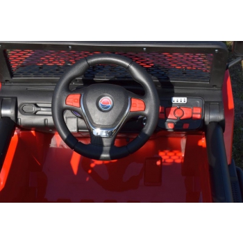 MEGA JEEP SUNSHINE, NAPĘD 4X4, 2X12V, WOLNY START/ MIĘKKIE KOŁA, BLUETOOTH, RADIO EXCLUSIVE/2388
