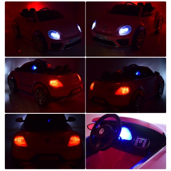 VW BEETLE,  MIĘKKIE SIEDZENIE , MIEKKIE KOŁA, SYSTEM ESW, RADIO FM, BLUETOOTH, ŚWIATŁA AWARYJNE /S303