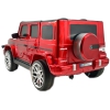 MERCEDES G63 AMG DLA 2 DZIECI, 24V, 4X4,  MIĘKKIE KOŁA EVA, MIĘKKIE SIEDZENIE, LAKIER POLEROWANY FULL OPCJA/S-307
