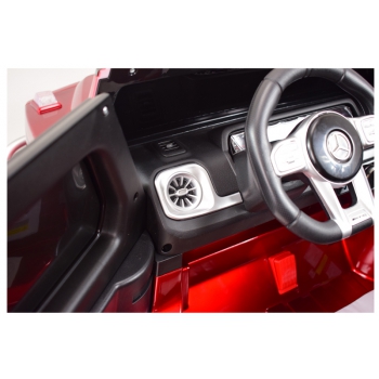 MERCEDES G63 AMG DLA 2 DZIECI, 24V, 4X4,  MIĘKKIE KOŁA EVA, MIĘKKIE SIEDZENIE, LAKIER POLEROWANY FULL OPCJA/S-307