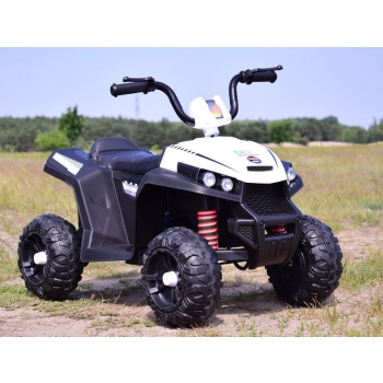 QUAD NA AKUMULATOR, DWA SILNIKI, DWA AKUMULATORY, MIĘKKIE KOŁA/S601