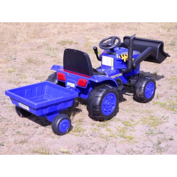 TRAKTOR NA AKUMULATOR Z PRZYCZEPĄ - JCX, PILOT/S-617