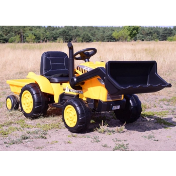 TRAKTOR NA AKUMULATOR Z PRZYCZEPĄ - JCX, PILOT/S-617