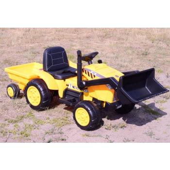 TRAKTOR NA AKUMULATOR Z PRZYCZEPĄ - JCX, PILOT/S-617
