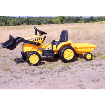TRAKTOR NA AKUMULATOR Z PRZYCZEPĄ - JCX, PILOT/S-617