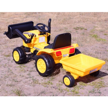 TRAKTOR NA AKUMULATOR Z PRZYCZEPĄ - JCX, PILOT/S-617