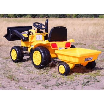 TRAKTOR NA AKUMULATOR Z PRZYCZEPĄ - JCX, PILOT/S-617