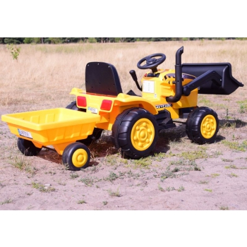 TRAKTOR NA AKUMULATOR Z PRZYCZEPĄ - JCX, PILOT/S-617