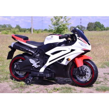 WIELKI MOTOR NA AKUMULATOR  -  GAZ W MANETCE, HAMULEC, ŚWIECĄCE KOŁA - SUPER JAKOSĆ/SD-R6