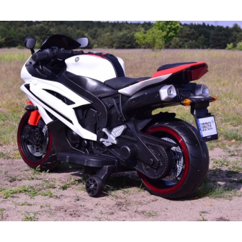 WIELKI MOTOR NA AKUMULATOR  -  GAZ W MANETCE, HAMULEC, ŚWIECĄCE KOŁA - SUPER JAKOSĆ/SD-R6