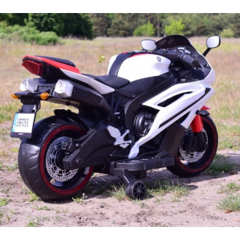 WIELKI MOTOR NA AKUMULATOR  -  GAZ W MANETCE, HAMULEC, ŚWIECĄCE KOŁA - SUPER JAKOSĆ/SD-R6