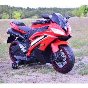 WIELKI MOTOR NA AKUMULATOR  -  GAZ W MANETCE, HAMULEC, ŚWIECĄCE KOŁA - SUPER JAKOSĆ/SD-R6