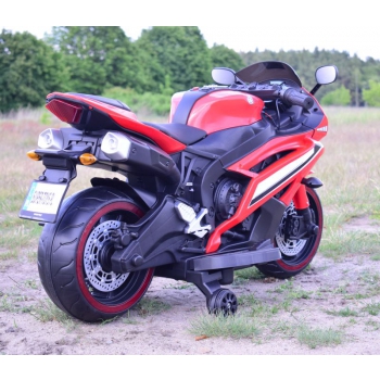 WIELKI MOTOR NA AKUMULATOR  -  GAZ W MANETCE, HAMULEC, ŚWIECĄCE KOŁA - SUPER JAKOSĆ/SD-R6