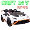 ORYGINALNE DRIFTUJĄCE  LAMBORGHINI  HURACAN STO NA AKUMULATOR/SMT-555-24V
