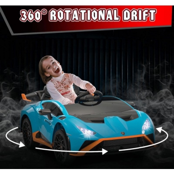 ORYGINALNE DRIFTUJĄCE  LAMBORGHINI  HURACAN STO NA AKUMULATOR/SMT-555-24V