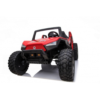 MEGA BUGGY CLASH DLA 2 DZIECI, 4 SILNIKI, 24V, MIĘKKIE PRZESUWANE SIEDZENIE, MIĘKKIE KOŁA, WALIZKA NA AKUMULATOR/SX-1928