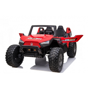 MEGA BUGGY CLASH DLA 2 DZIECI, 4 SILNIKI, 24V, MIĘKKIE PRZESUWANE SIEDZENIE, MIĘKKIE KOŁA, WALIZKA NA AKUMULATOR/SX-1928