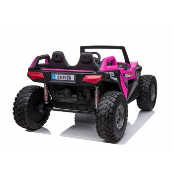 MEGA BUGGY CLASH DLA 2 DZIECI, 4 SILNIKI, 24V, MIĘKKIE PRZESUWANE SIEDZENIE, MIĘKKIE KOŁA, WALIZKA NA AKUMULATOR/SX-1928