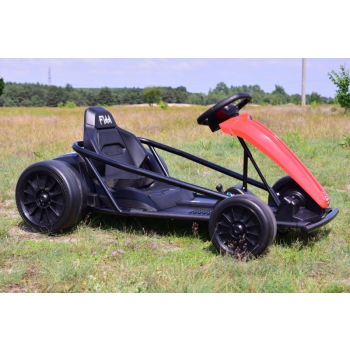SZYBKI DRIFTUJĄCY GOKART NA AKUMULATOR 24 V SUPER ZABAWA FILM\SX1968