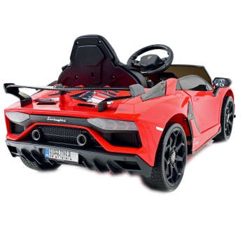 ORYGINALNE LAMBORGHINI AVENTADOR - WERSJA KARBON -  MIĘKKIE KOŁA, MIĘKKIE SIEDZENIE, SUPER JAKOŚĆ/SX2018