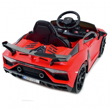 ORYGINALNE LAMBORGHINI AVENTADOR - WERSJA KARBON -  MIĘKKIE KOŁA, MIĘKKIE SIEDZENIE, SUPER JAKOŚĆ/SX2018