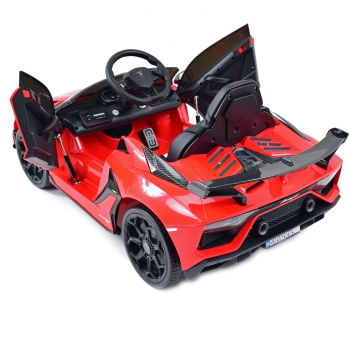 ORYGINALNE LAMBORGHINI AVENTADOR - WERSJA KARBON -  MIĘKKIE KOŁA, MIĘKKIE SIEDZENIE, SUPER JAKOŚĆ/SX2018