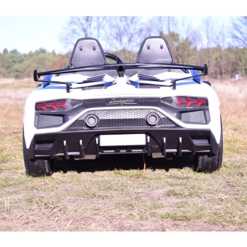 LICENCJONOWANY LAMBORGHINI AVENTADOR SVJ DLA 2 DZIECI, FUNKCJA DRIFTU MIĘKKIE SIEDZENIE, MIĘKKIE KOŁA/SX2028