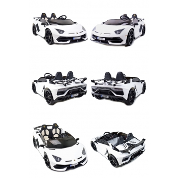 LICENCJONOWANY LAMBORGHINI AVENTADOR SVJ DLA 2 DZIECI, FUNKCJA DRIFTU MIĘKKIE SIEDZENIE, MIĘKKIE KOŁA/SX2028