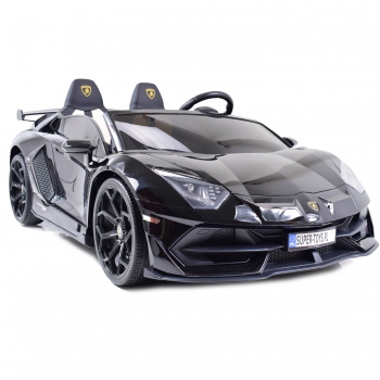 LICENCJONOWANY LAMBORGHINI AVENTADOR SVJ DLA 2 DZIECI FUNKCJA DRIFTU - LAKIER SUPER JAKOŚĆ, MIĘKKIE SIEDZENIE, MIĘKKIE KOŁA/SX2028