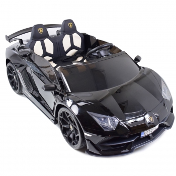 LICENCJONOWANY LAMBORGHINI AVENTADOR SVJ DLA 2 DZIECI FUNKCJA DRIFTU - LAKIER SUPER JAKOŚĆ, MIĘKKIE SIEDZENIE, MIĘKKIE KOŁA/SX2028