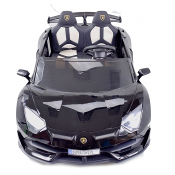 LICENCJONOWANY LAMBORGHINI AVENTADOR SVJ DLA 2 DZIECI FUNKCJA DRIFTU - LAKIER SUPER JAKOŚĆ, MIĘKKIE SIEDZENIE, MIĘKKIE KOŁA/SX2028