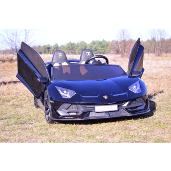 LICENCJONOWANY LAMBORGHINI AVENTADOR SVJ DLA 2 DZIECI FUNKCJA DRIFTU - LAKIER SUPER JAKOŚĆ, MIĘKKIE SIEDZENIE, MIĘKKIE KOŁA/SX2028