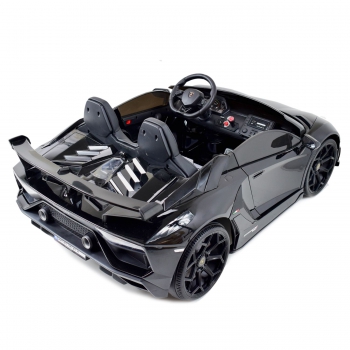 LICENCJONOWANY LAMBORGHINI AVENTADOR SVJ DLA 2 DZIECI FUNKCJA DRIFTU - LAKIER SUPER JAKOŚĆ, MIĘKKIE SIEDZENIE, MIĘKKIE KOŁA/SX2028