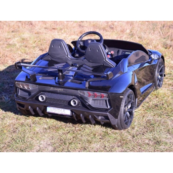 LICENCJONOWANY LAMBORGHINI AVENTADOR SVJ DLA 2 DZIECI FUNKCJA DRIFTU - LAKIER SUPER JAKOŚĆ, MIĘKKIE SIEDZENIE, MIĘKKIE KOŁA/SX2028