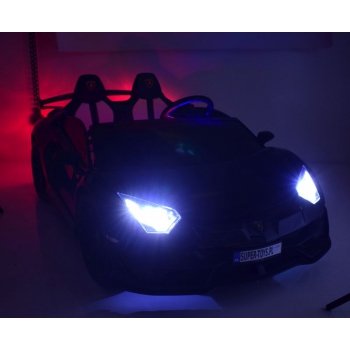 LICENCJONOWANY LAMBORGHINI AVENTADOR SVJ DLA 2 DZIECI FUNKCJA DRIFTU - LAKIER SUPER JAKOŚĆ, MIĘKKIE SIEDZENIE, MIĘKKIE KOŁA/SX2028