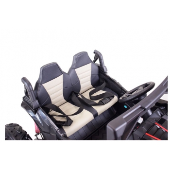MEGA BUGGY  DLA 2 DZIECI, 4 SILNIKI ( 310 W), 24V, MIĘKKIE  SIEDZENIE, MIĘKKIE KOŁA, WALIZKA NA AKUMULATOR,/SX-2139