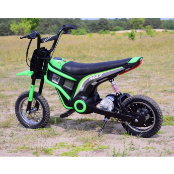 WIELKI MOTOR CROSOWY MAX WOLNY START, 350 WAT, ŁAŃCUCH, POMPOWANE KOŁA, FILM/SX2328