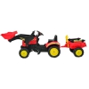 TRAKTOR  NA PEDAŁY Z PRZYCZEPĄ I ŁYŻKĄ /TR3005