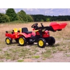 TRAKTOR  NA PEDAŁY Z PRZYCZEPĄ I ŁYŻKĄ /TR3005