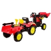 TRAKTOR  NA PEDAŁY Z PRZYCZEPĄ I ŁYŻKĄ /TR3005